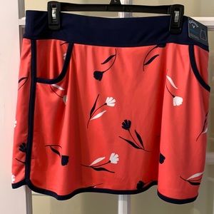 NWT Women's Callaway TrueSculpt Skirt/Skort- Size Large